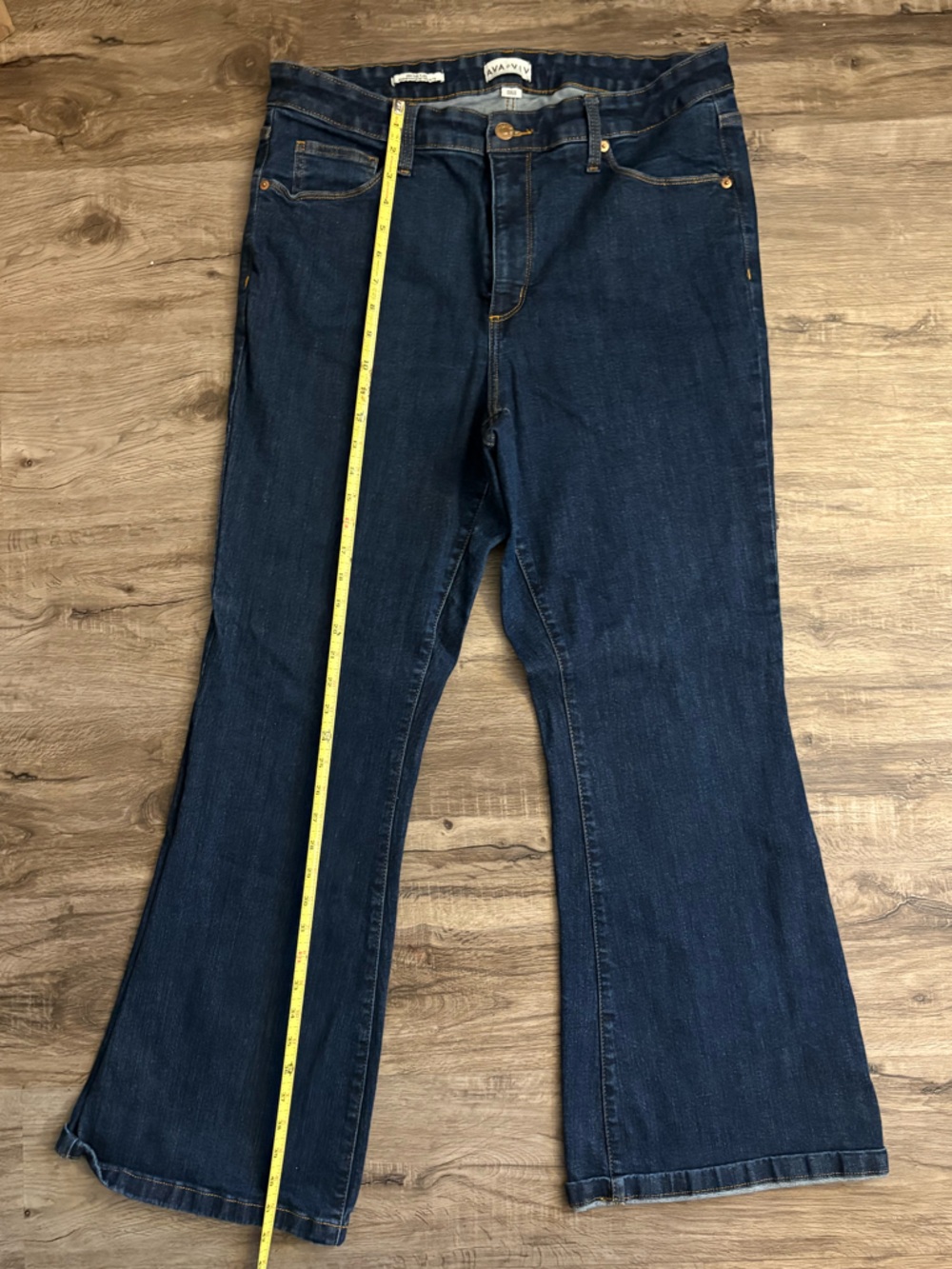 Ava & Viv Dark Blue Women's Bootcut Jeans